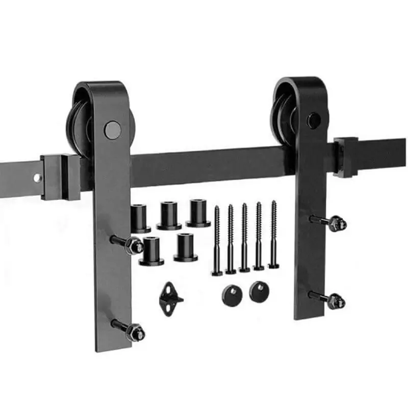 1.5-Meter Space-Saving Barn Door Hardware For Closets & Bathrooms 1