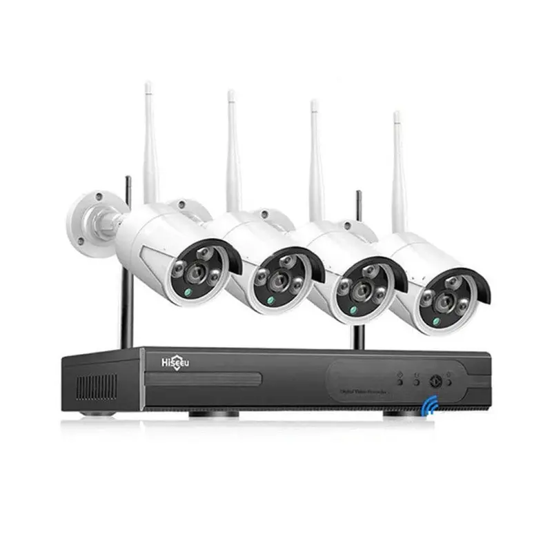 4-Camera Wireless Security Camera System With Night Vision & App Control 1