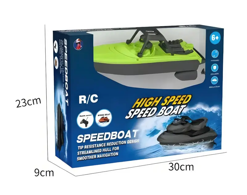 4-Channel High-Speed Rc Speedboat (Assorted Colors) 1
