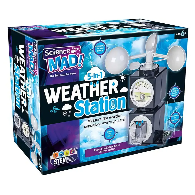 5-In-1 Digital Weather Station – Science Mad Environmental Learning Tool 1
