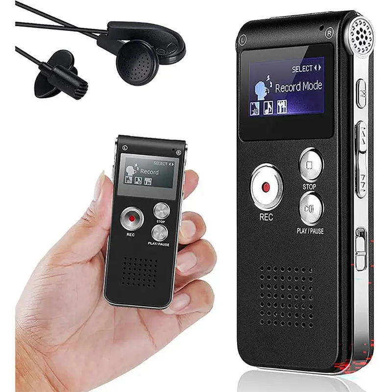 8Gb Digital Voice Recorder With Mp3 Playback 1