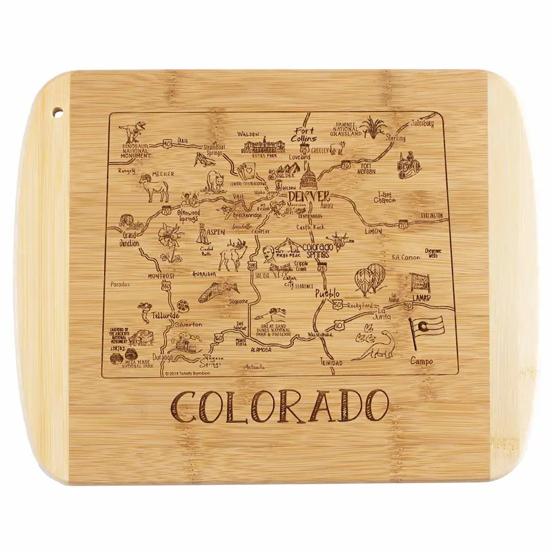 A Slice Of Life Colorado Maple Cutting Board – 11" X 8.75" Artisan Chopping Surface 1