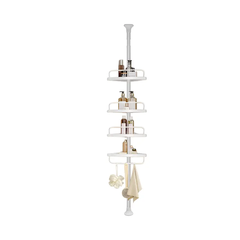 Adjustable 4-Tier Corner Shower Caddy For Bathrooms 1