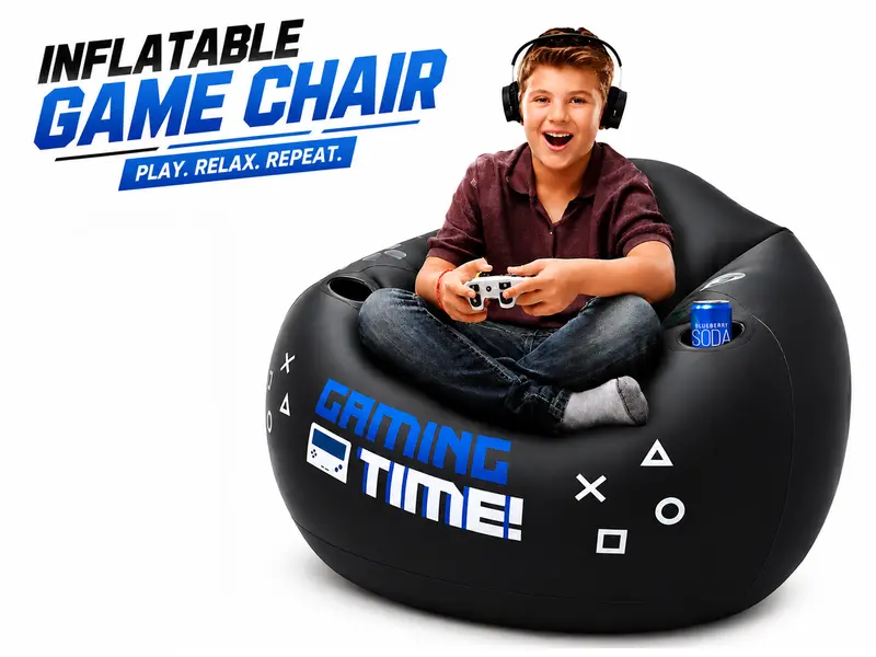 Air-Filled Gaming Bean Bag Chair – Ergonomic Lounge Seating For Gamers 2