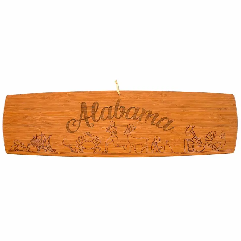 Alabama Heritage Charcuterie Board – Extra-Large 30" X 8.5" Wood Serving Tray 1