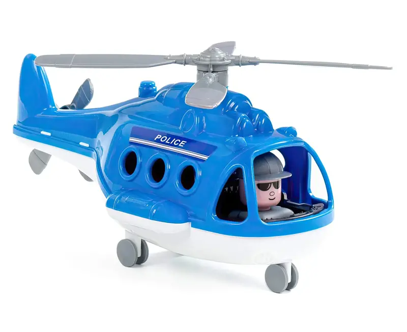 Alpha Police-Themed Toy Helicopter 1