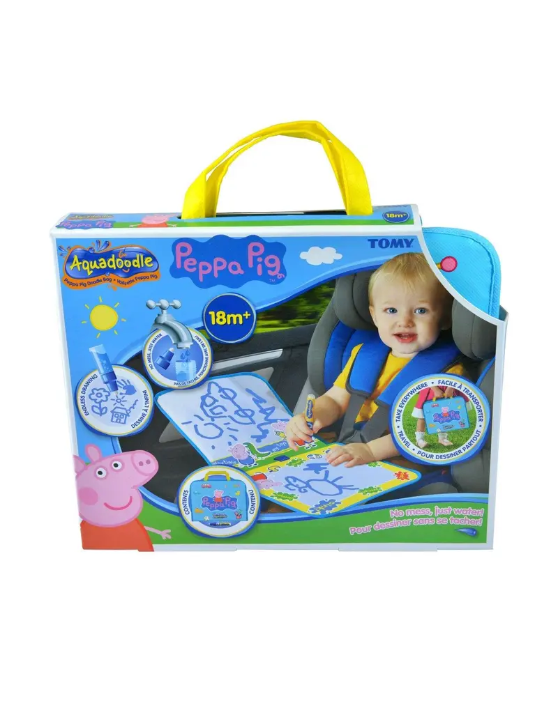 Aquadoodle Peppa Pig Reusable Doodle Bag For Mess-Free Drawing 1