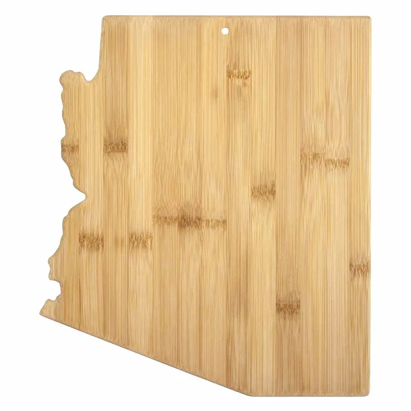Arizona State Cutting Board – 13.5" X 11.75" Desert-Themed Prep Board 1