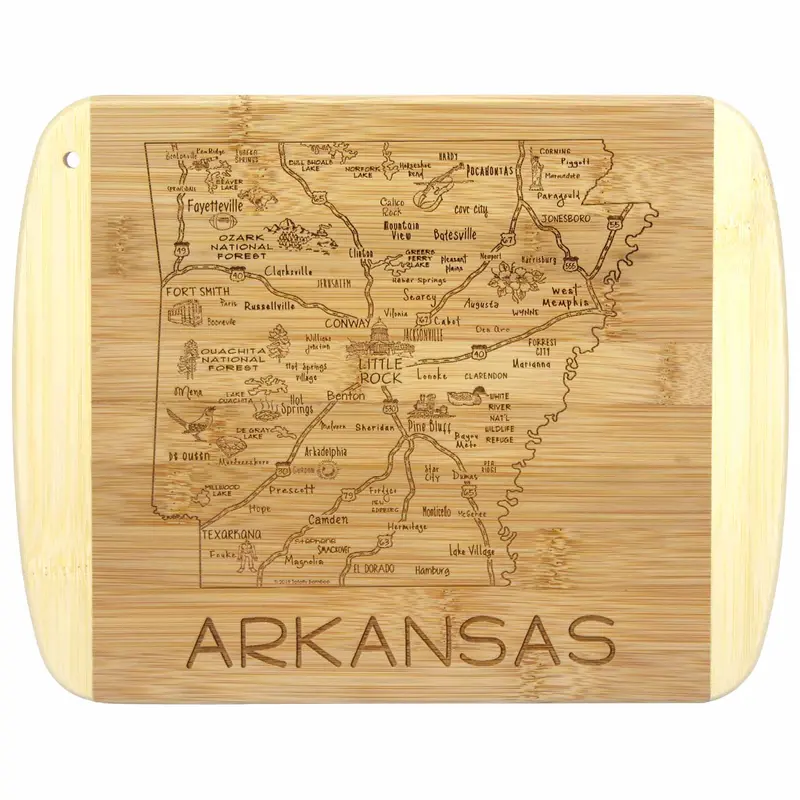 Arkansas State Cutting Board – Part Of The 'A Slice Of Life' Line (11" X 8.75") 1