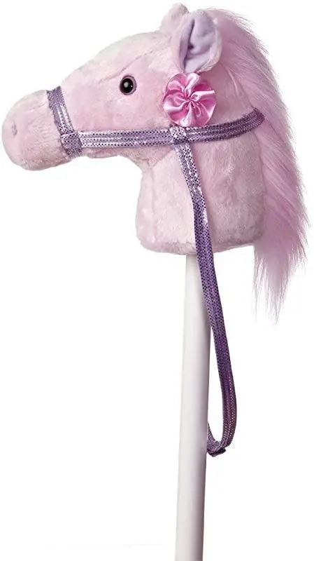 Aurora Giddy Up Stick Fantasy Pony – Lilac Ride-On Plush 1