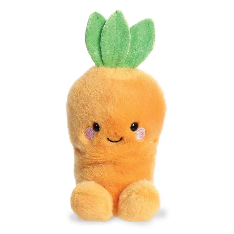Aurora Palm Pals Cheerful Carrot Plush – 5-Inch Mini Cuddly Toy 1