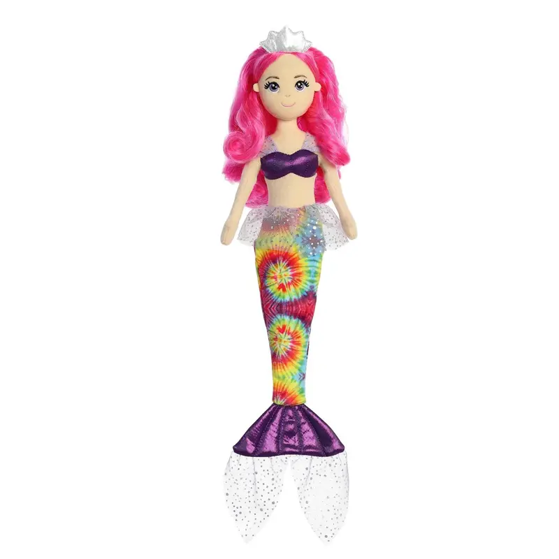Aurora Sea Sparkles Melody Mermaid Doll – 45Cm Singing Plush Figure 1