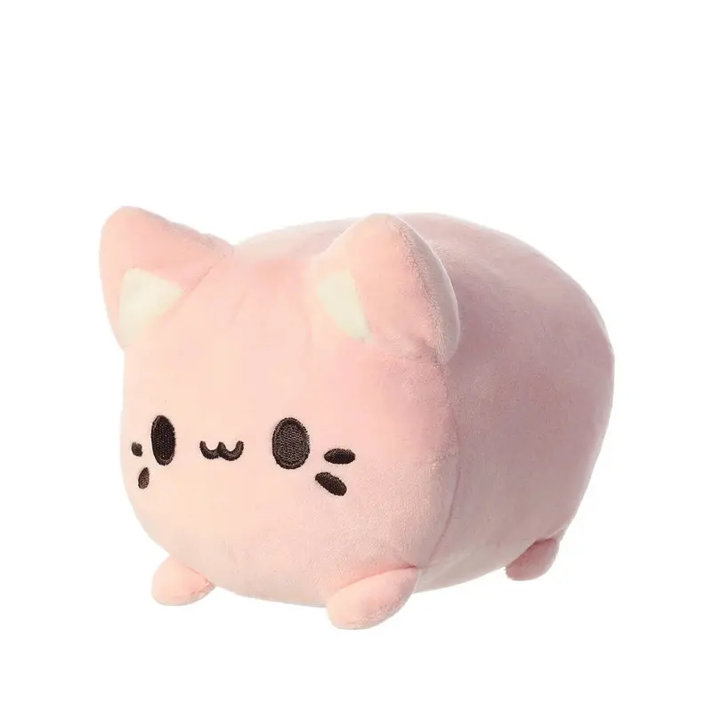 Aurora Tasty Peach Meowchi Plush – 7-Inch Strawberry Design 1