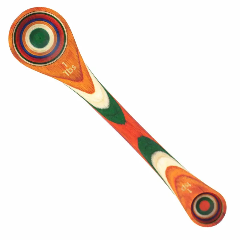 Baltique Marrakesh 2-In-1 Measuring Spoon – Dual-Scale Bamboo Utensil 1