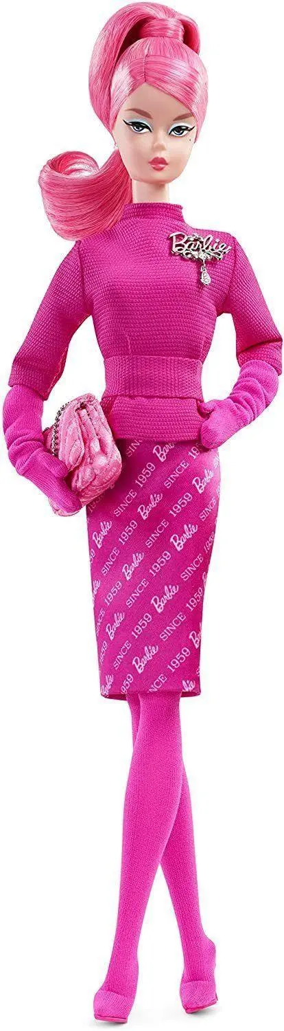 Barbie 60Th Anniversary Fashion Model Doll – Limited Edition Pink Collector Figure 1