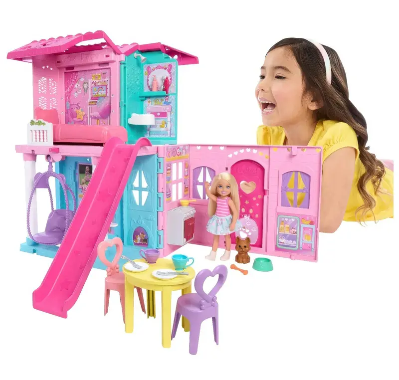 Barbie Club Chelsea Pop-Up Playhouse Doll Set 1