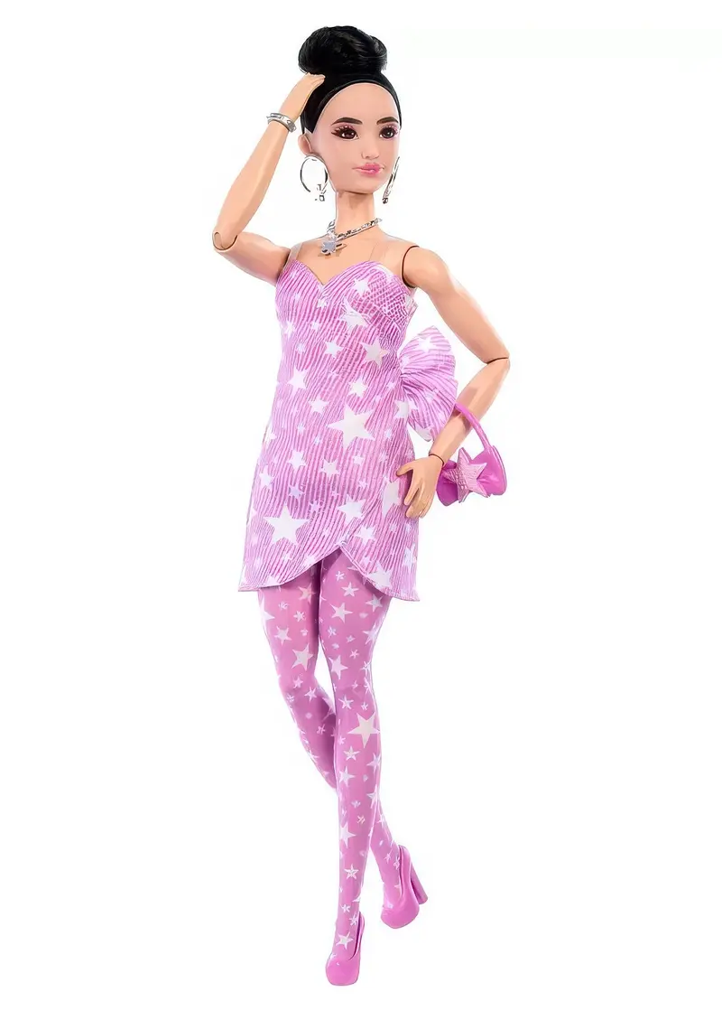 Barbie Deluxe Style Doll #11 – Star-Patterned Denim Ensemble 1