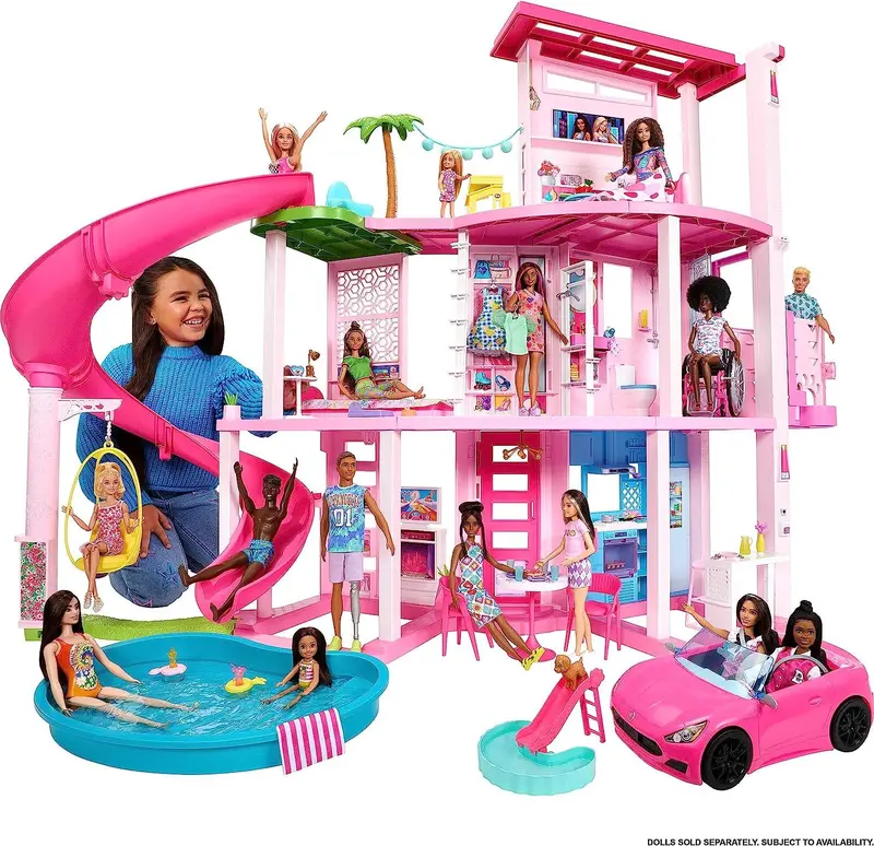 Barbie Dreamhouse 2023 Pool Party Edition Dollhouse Playset 1