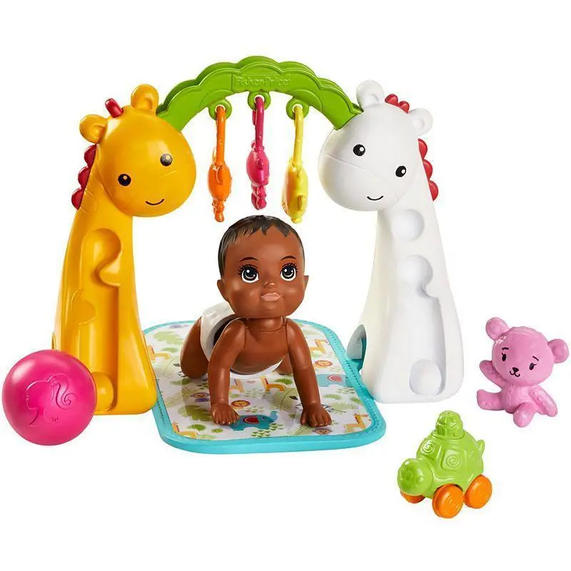 Barbie Skipper Babysitters Tummy Time & Play Playset (Ghv85) 1