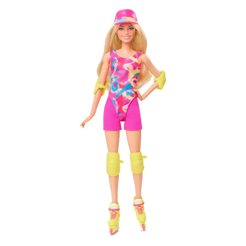 Barbie The Movie Skating Doll – Neon-Themed Barbie Figure 1