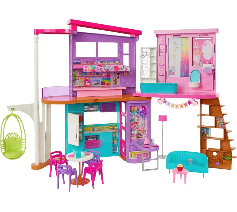 Barbie Vacation House Playset – Interactive Dream Home With Accessories 1