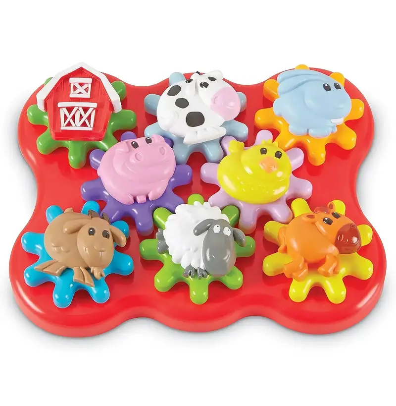 Barnyard Friends Build & Spin Animal Activity Set 1