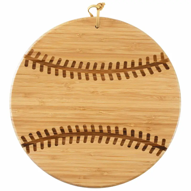 Baseball-Design Cutting Board – 12" X 12" Food-Safe Sports-Themed Board 1