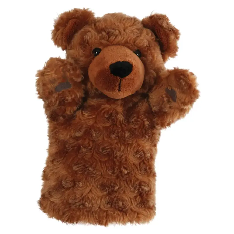 Bear Hand Puppet By The Puppet Company – Classic Fabric Construction 1