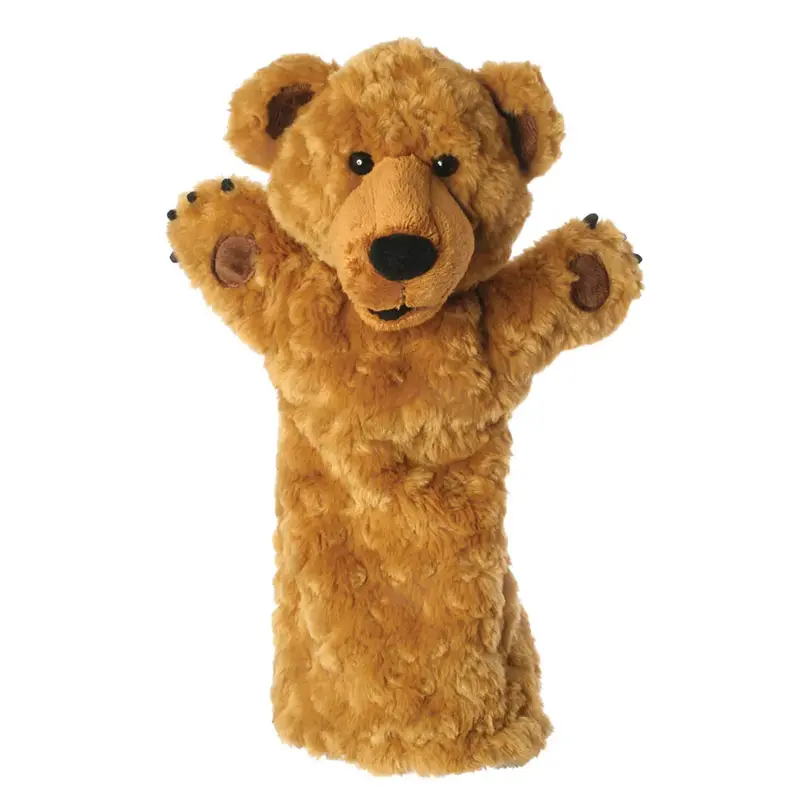 Bear Hand Puppet With Long Sleeves – The Puppet Company 1