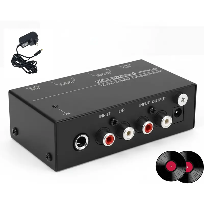 Behringer Pp400 Phono Preamp – Ultra-Compact Riaa Equalization Audio Interface 1