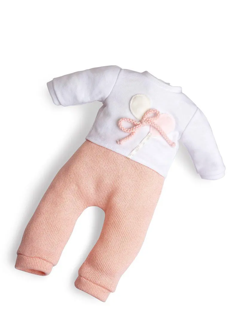 Berjuan 45Cm Doll Outfit – White And Pink Coordinated Ensemble (18103) 1