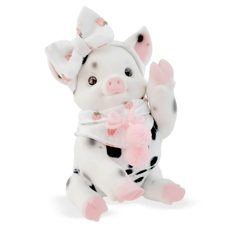 Berjuan Anireal Speckled Piglet Plush – Adorable Animal Doll, 35Cm 1