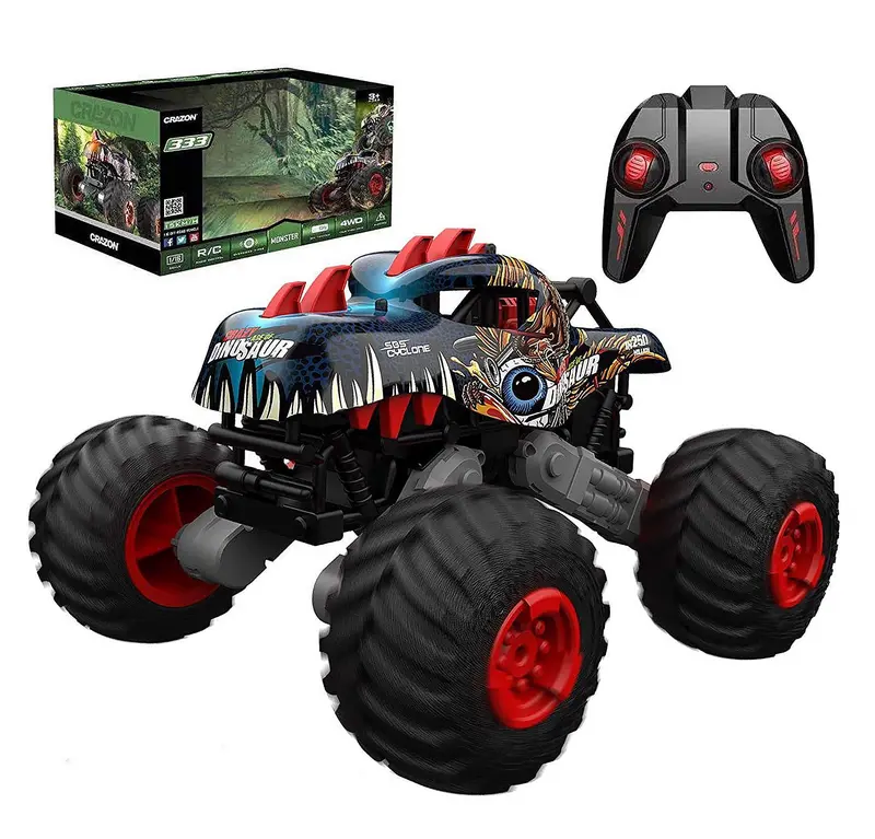 Big Wheel T. Rex-Themed Rc Monster Truck – Blue 1