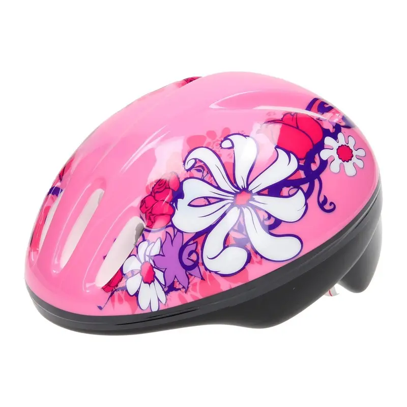 Bloem White & Pink Bicycle Helmet – Adjustable Fit (50–54 Cm) 1