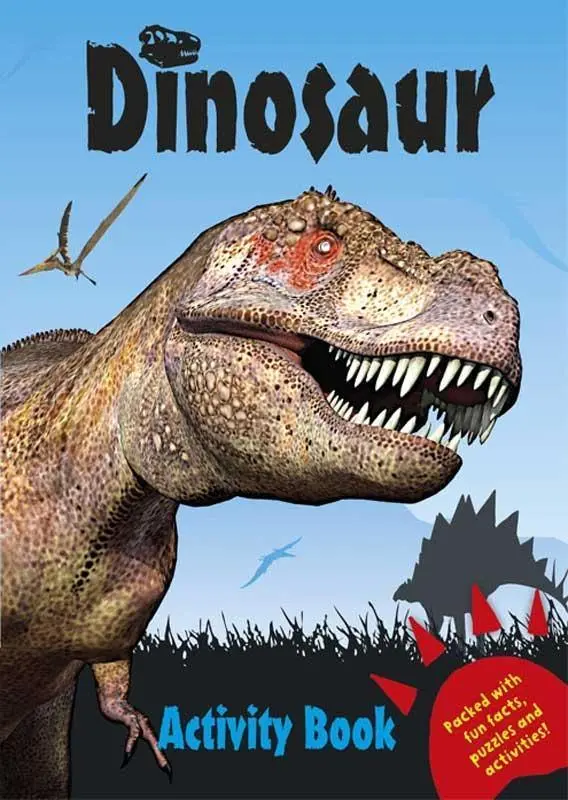 Blue Dinosaur-Themed Activity Book For Early Learners 1