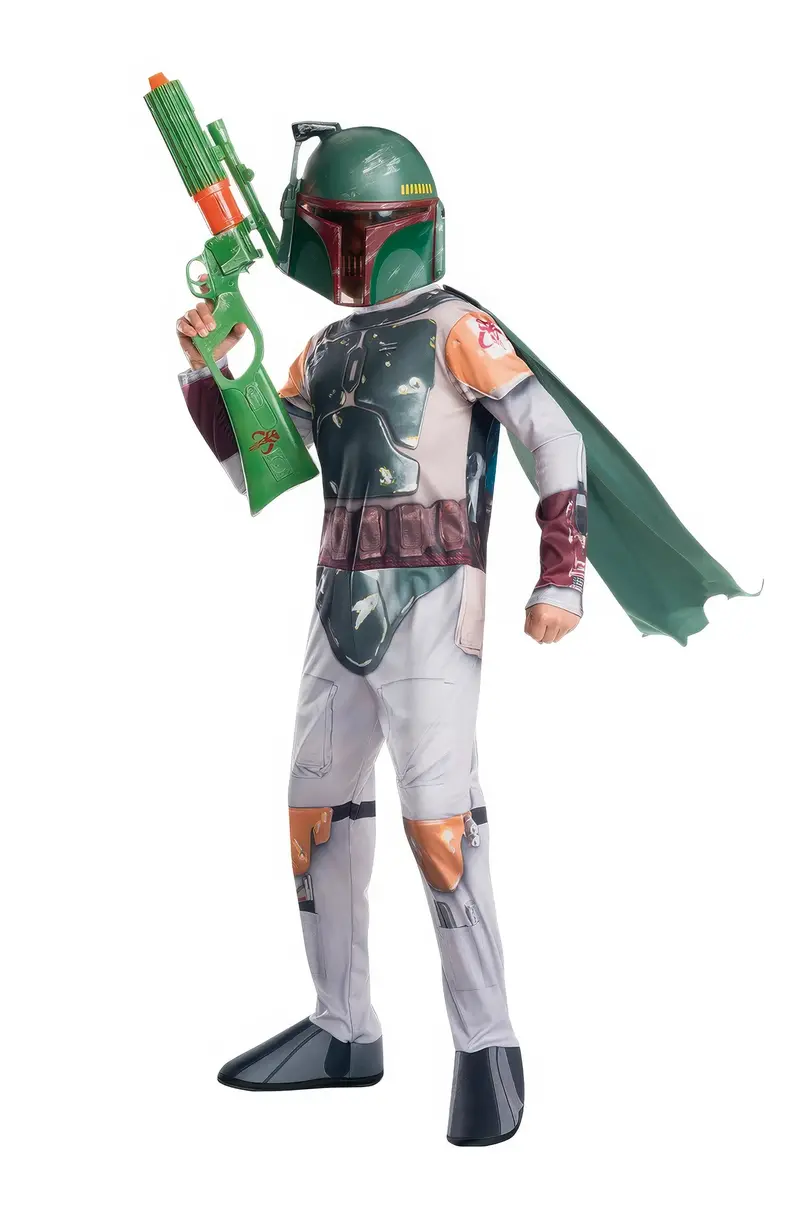 Boba Fett Classic Star Wars Costume For Kids 1