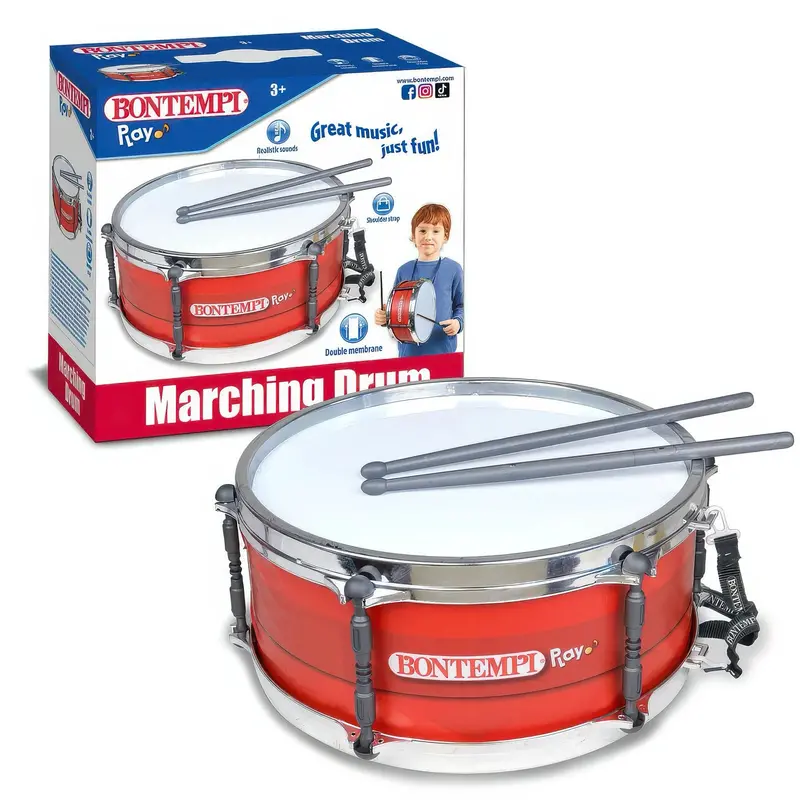 Bontempi Marching Band Drum – Portable Percussion Toy 1