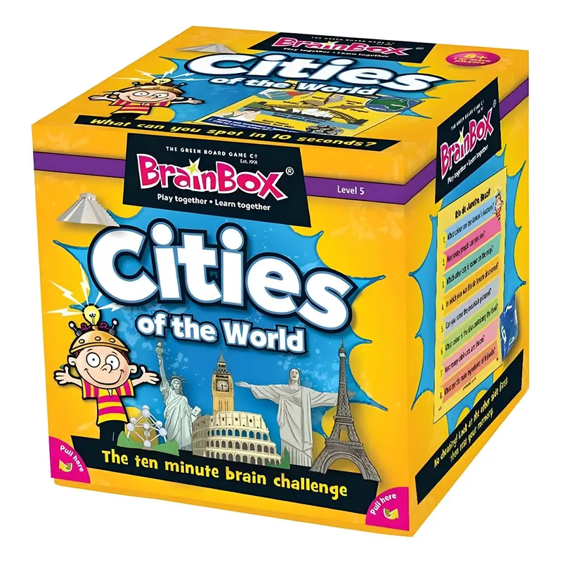 Brainbox Cities Of The World – Educational Memory Card Game 1