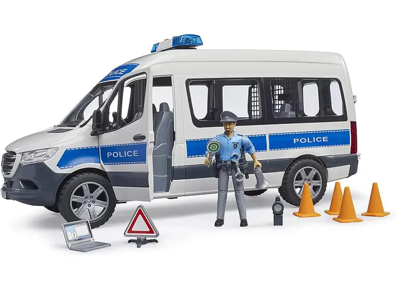Bruder Mb Sprinter Police Emergency Response Vehicle – Light & Sound Features 1