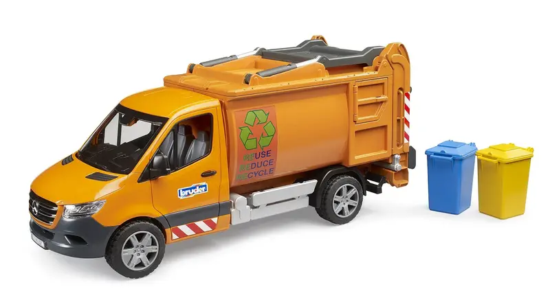 Bruder Mercedes-Benz Sprinter Waste Collection Truck – Functional Toy Vehicle 1