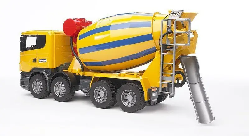 Bruder Scania R-Series Cement Mixer Truck – Realistic Die-Cast Construction Vehicle 1