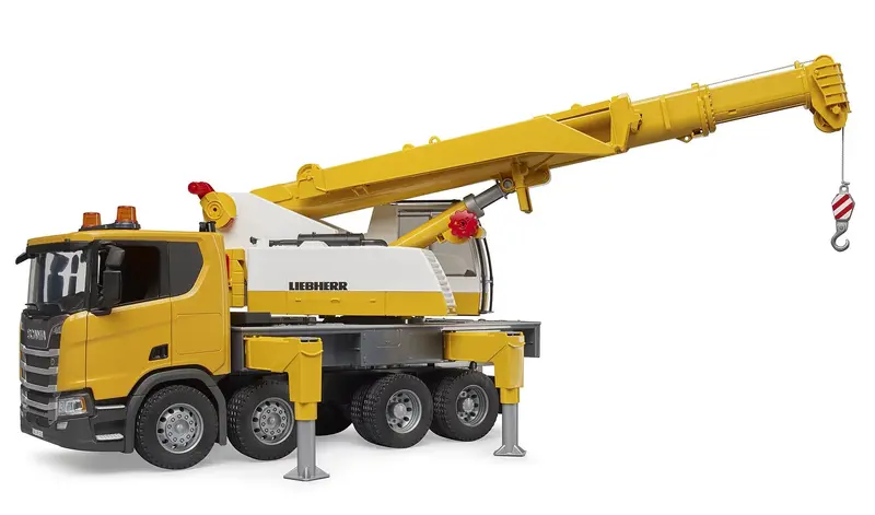 Bruder Scania Super 560R Crane Truck Featuring Liebherr Design & Audio-Visual Effects 1