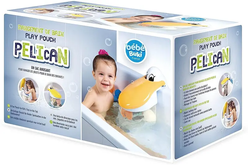 Buki Bath Pelican Play Pouch – Waterproof Toy Storage For Bathtime (Bb404) 1