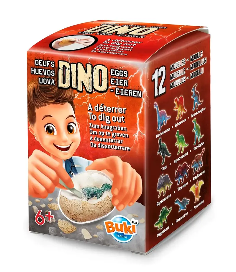 Buki Dino Eggs Surprise Set – Assorted Prehistoric Hatchling Toys 1