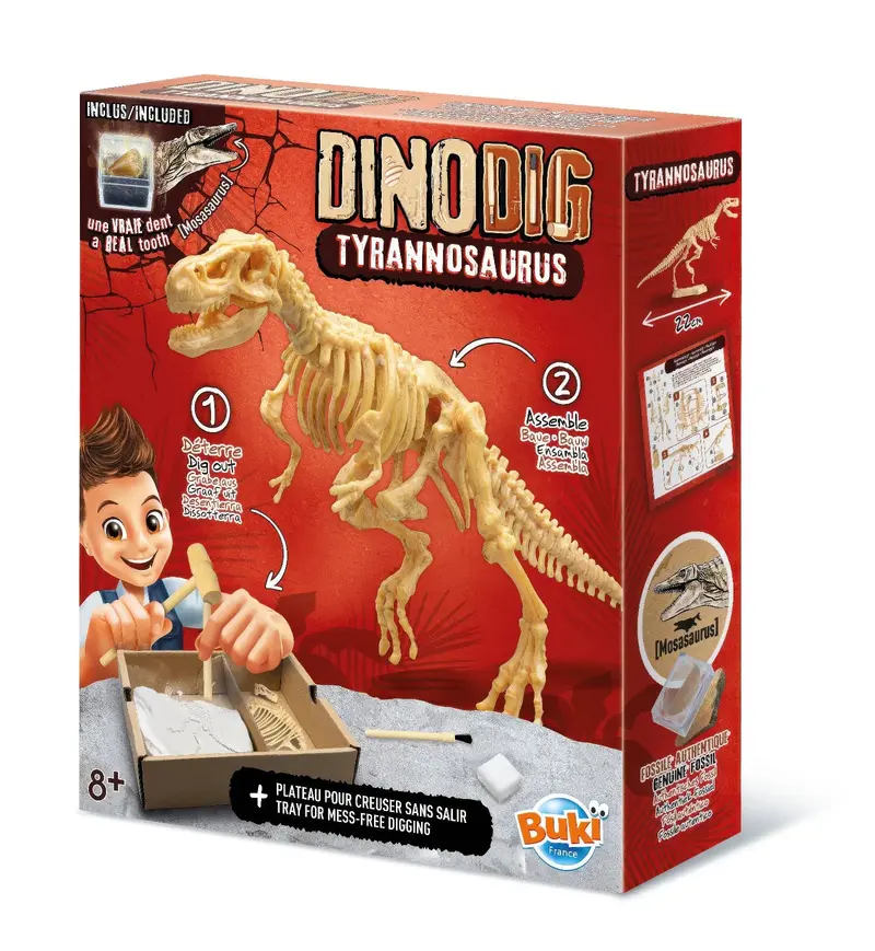 Buki France Dino Dig Kit – Build Your Own T-Rex Skeleton 1