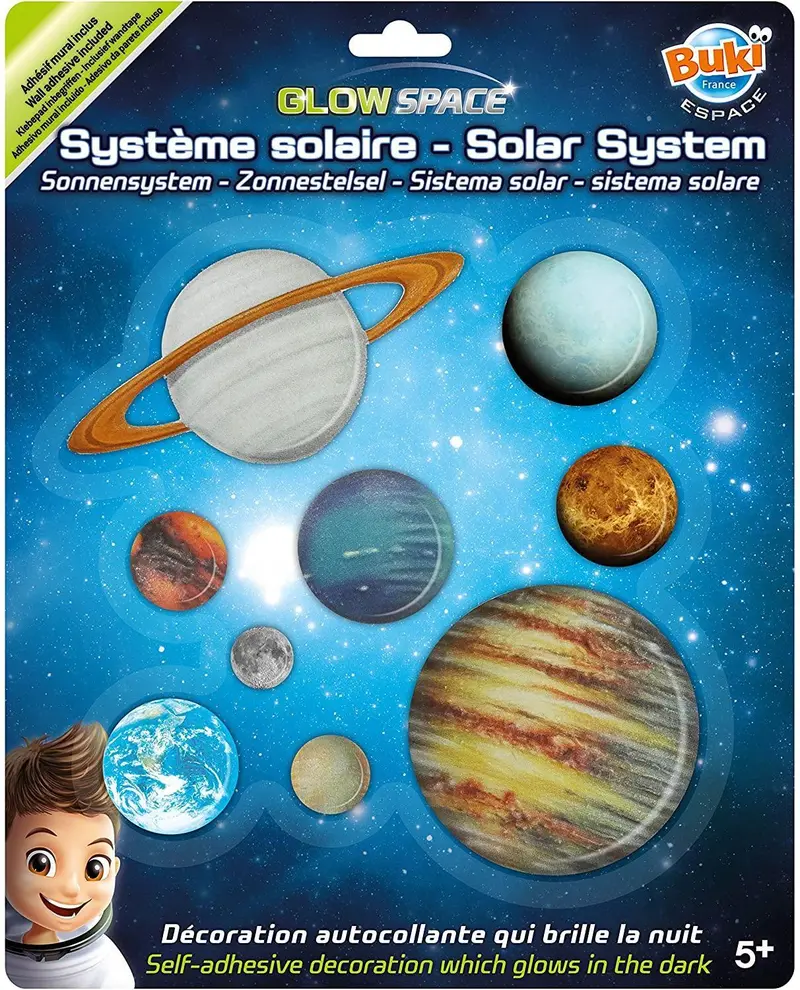Buki France Glow-In-The-Dark Solar System Model – Educational Space Kit 1