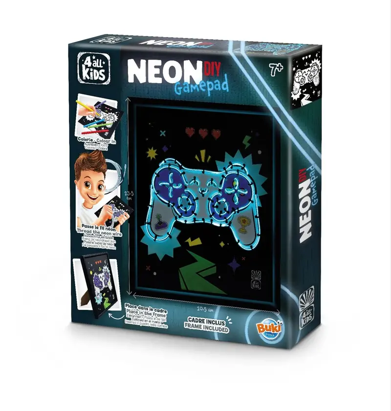 Buki France Led Gamepad Neon Frame – Creative Diy Lighting Kit 1