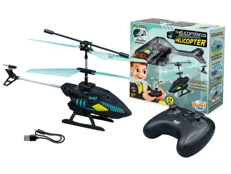 Buki France Rc Helicopter – Beginner-Friendly Flying Toy With Stabilization 1