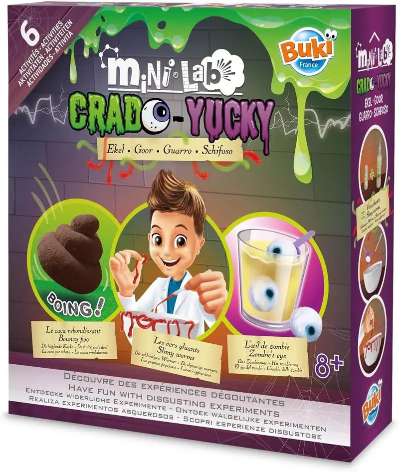 Buki Mini Lab Yucky Science – Gross-Out Experiments For Young Chemists 1