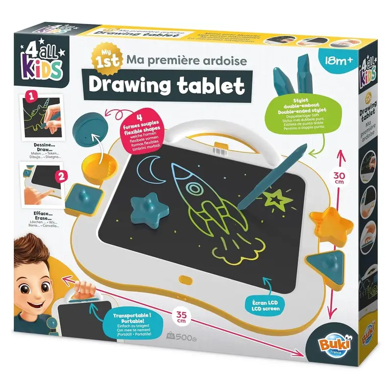 Buki My First Drawing Tablet – Kid-Friendly Digital Sketch Pad 1